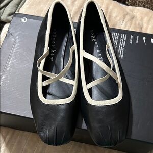 Copper Key Two-Tone Ballet Flats